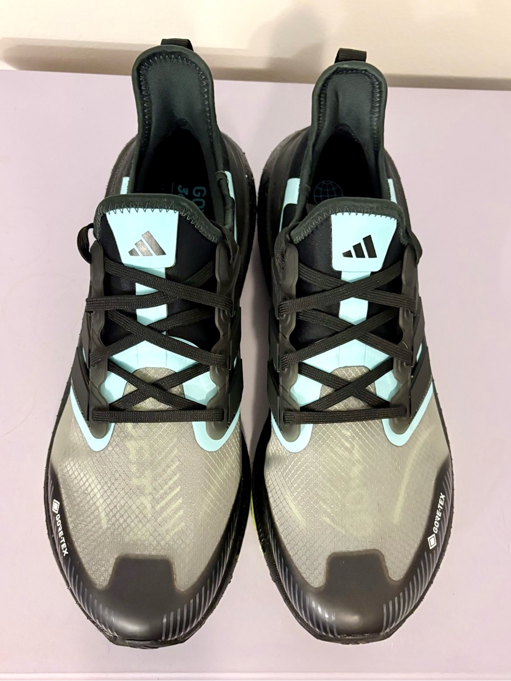 adidas UltraBoost Light GORE-TEX 'Black Flash Aqua' Men’s Size 12